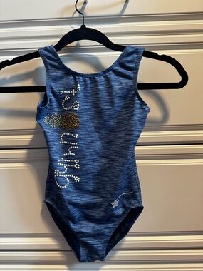 Destira Gymnastics Leotard with Rhinestone Pineapple